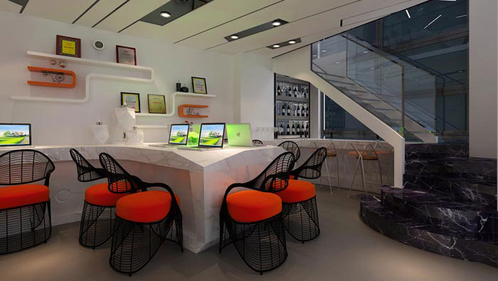 180平方小型办公室装修设计案例
