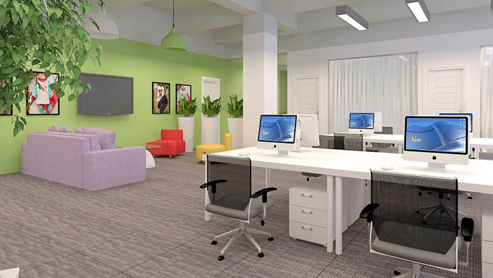 230平方小型办公室装修设计案例
