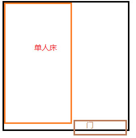 4平方米房间效果图